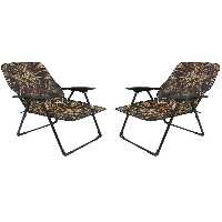 صندلی کمپ چند رنگ مردانه و زنانه کمپینگ اردوگاه تاشو 2 قطعه GRAY WOLF