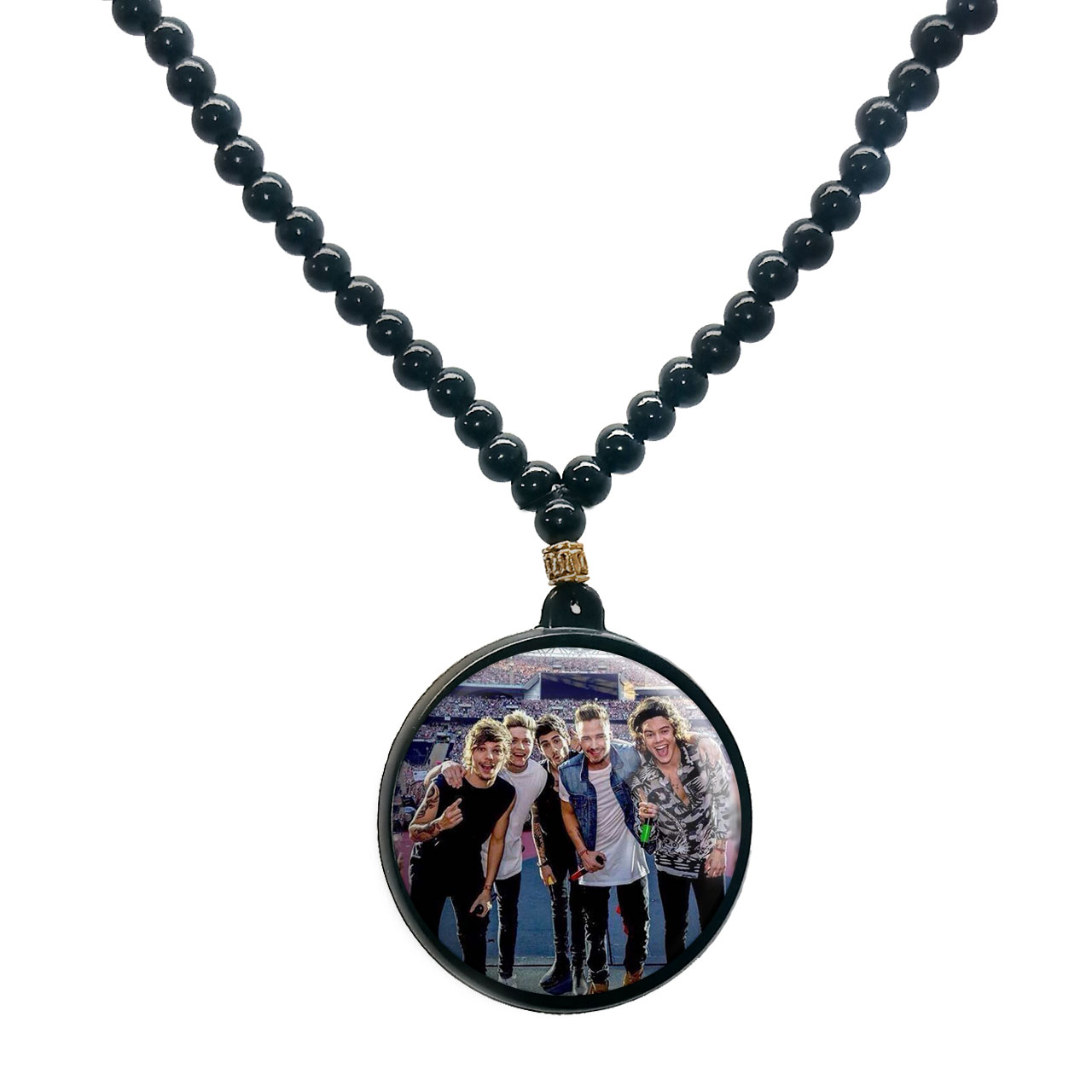 گردنبند پرمانه طرح One Direction کد pmd.13609مدل دو طرفه