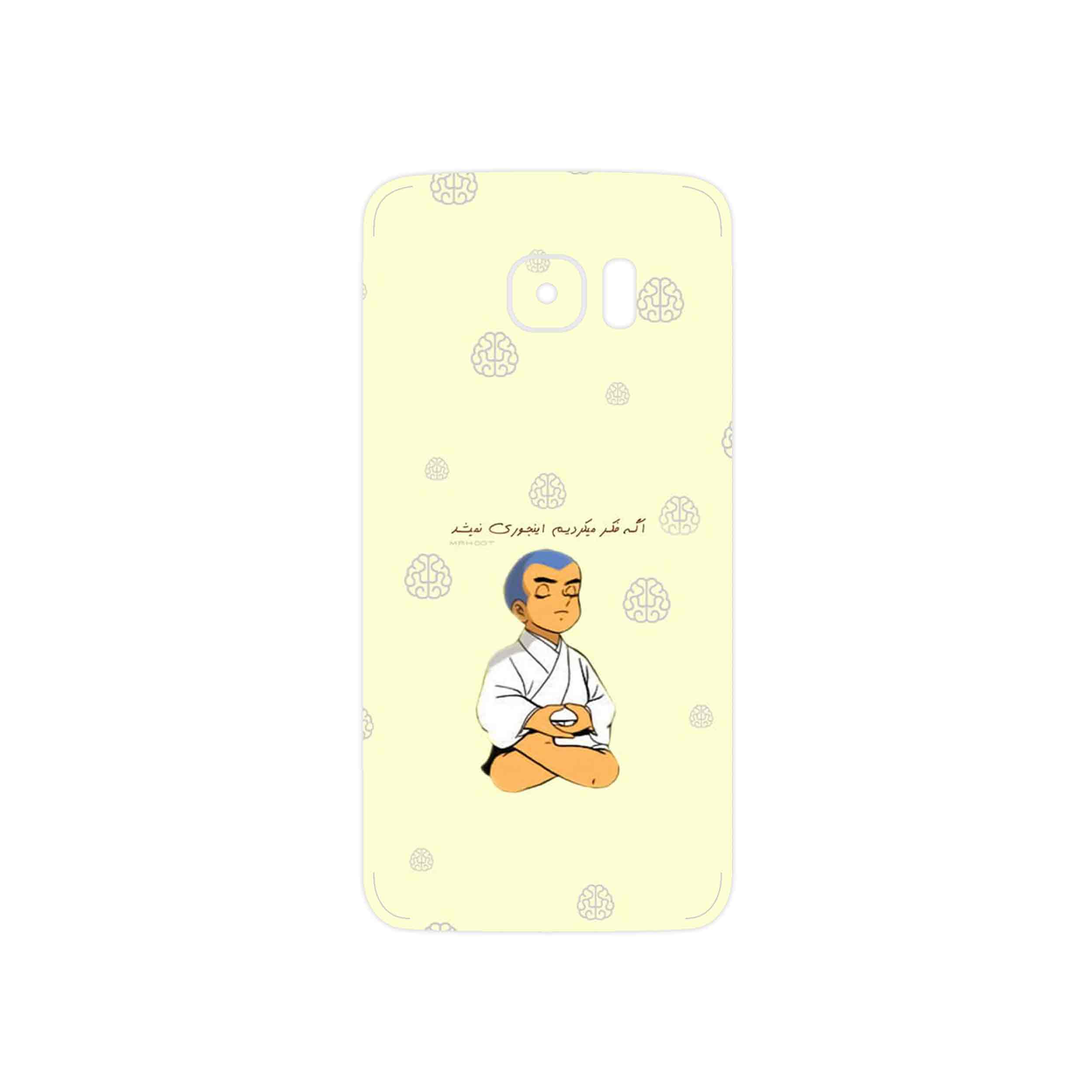 برچسب پوششی ماهوت مدل Ikkyu-san مناسب برای گوشی موبایل سامسونگ Galaxy S7 Edge