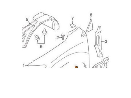 گل پخش کن جلو راست نیسان مورانو