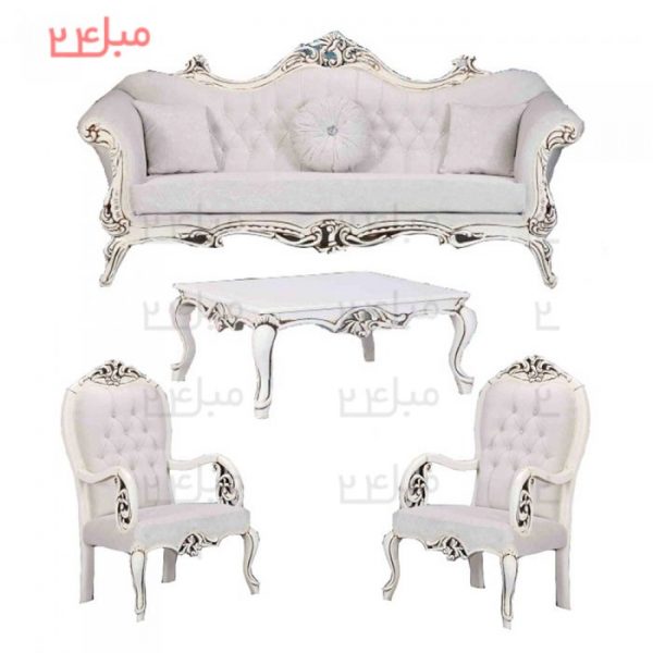 ست مبل کلاسیک 7 نفره مدل ژوبین 302