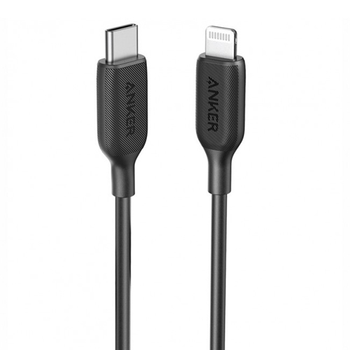 کابل تبدیل USB-C به لایتنینگ انکر 1.8 متری | ANKER PowerLine III A8833