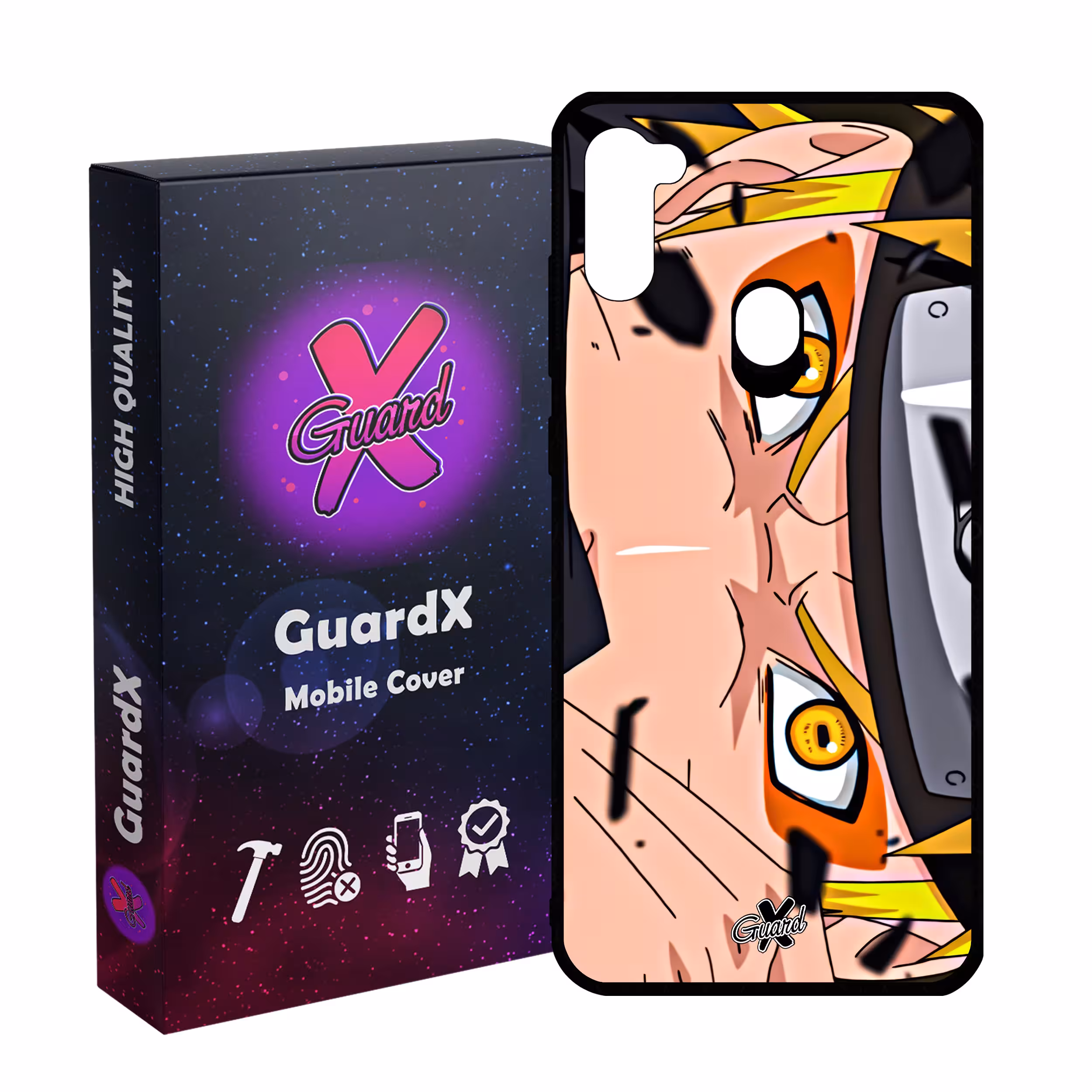 کاور گارد ایکس طرح ناروتو انیمه مدل Glass10471 مناسب برای گوشی موبایل سامسونگ Galaxy A11/M11