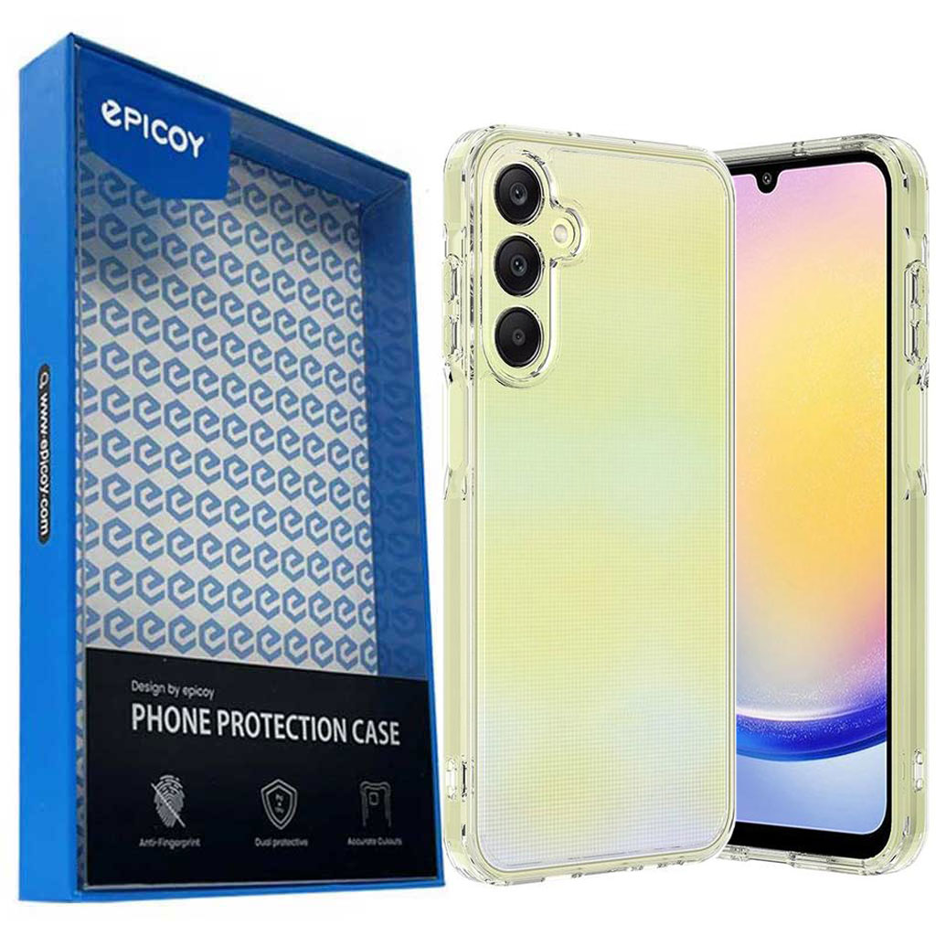 کاور اپیکوی مدل Transparent Clear مناسب برای گوشی موبایل سامسونگ Galaxy A25 5G - فروشگاه اینترنتی طیف سنتر