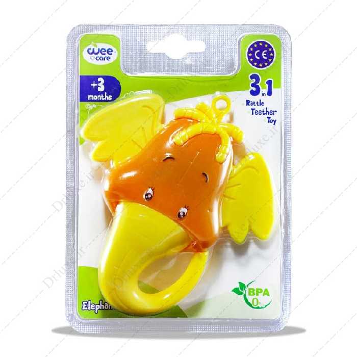 مشخصات، قیمت و خرید جغجغه و دندان گیر وی کر کد 495 - دکتر لوکس