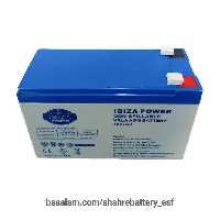 باتری شارژی ( خشک ) 12 ولت 7  آمپر IBIZA POWER ویتنام