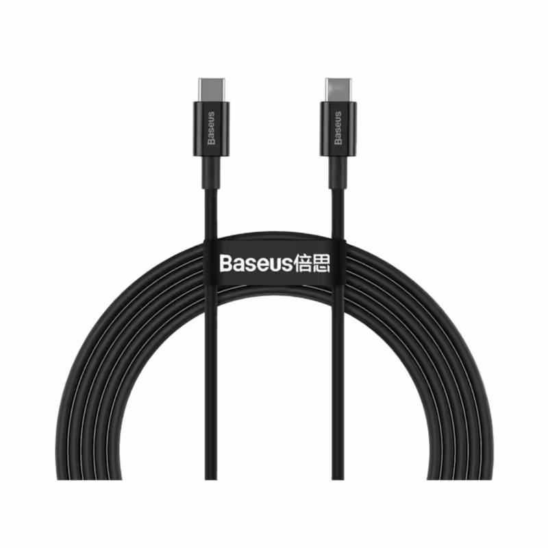 کابل تبدیل USB-C به USB-C باسئوس مدل CATYS-100W طول 1 متر | کالا مکس
