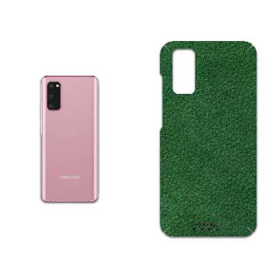 برچسب پوششی ماهوت مدل Green-Leather مناسب برای گوشی موبایل سامسونگ Galaxy S20