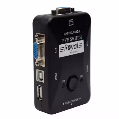 سوییچ 2 پورت MVK رویال مدل KVM-2UK