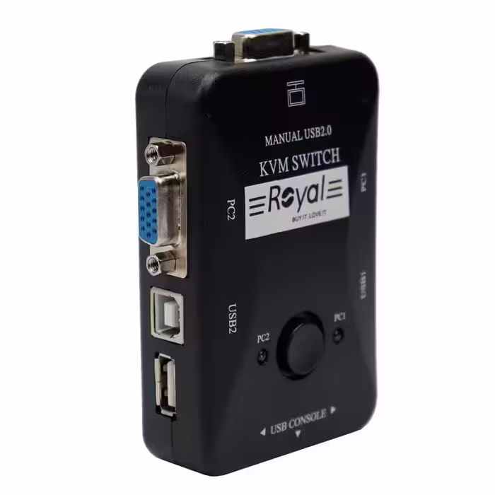 سوییچ 2 پورت MVK رویال مدل KVM-2UK