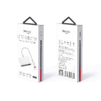 مبدل لایتنینگ به فلش مموری و مموری کارت یسیدو مدل GS12