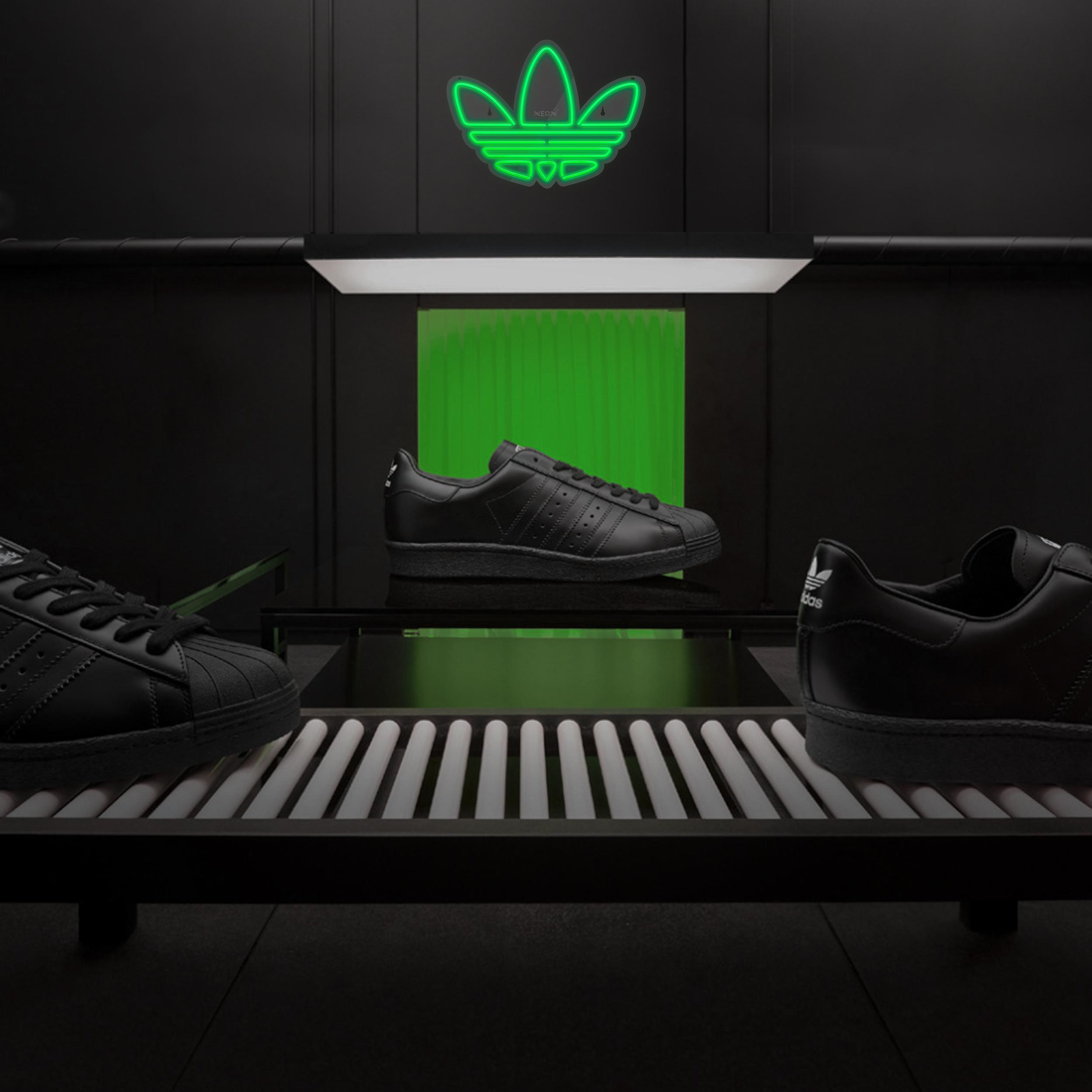 چراغ دیواری نئون دیزاین طرح Adidas-Logo_GR