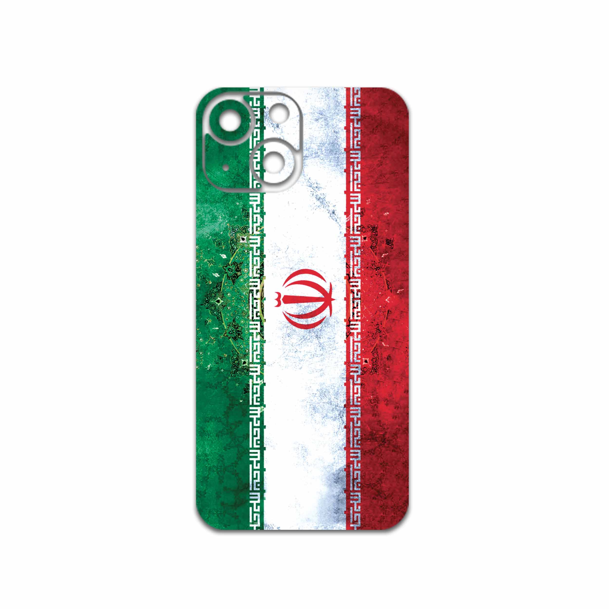 برچسب پوششی ماهوت مدل Iran-Flag-1 مناسب برای گوشی موبایل اپل iPhone 13 Mini