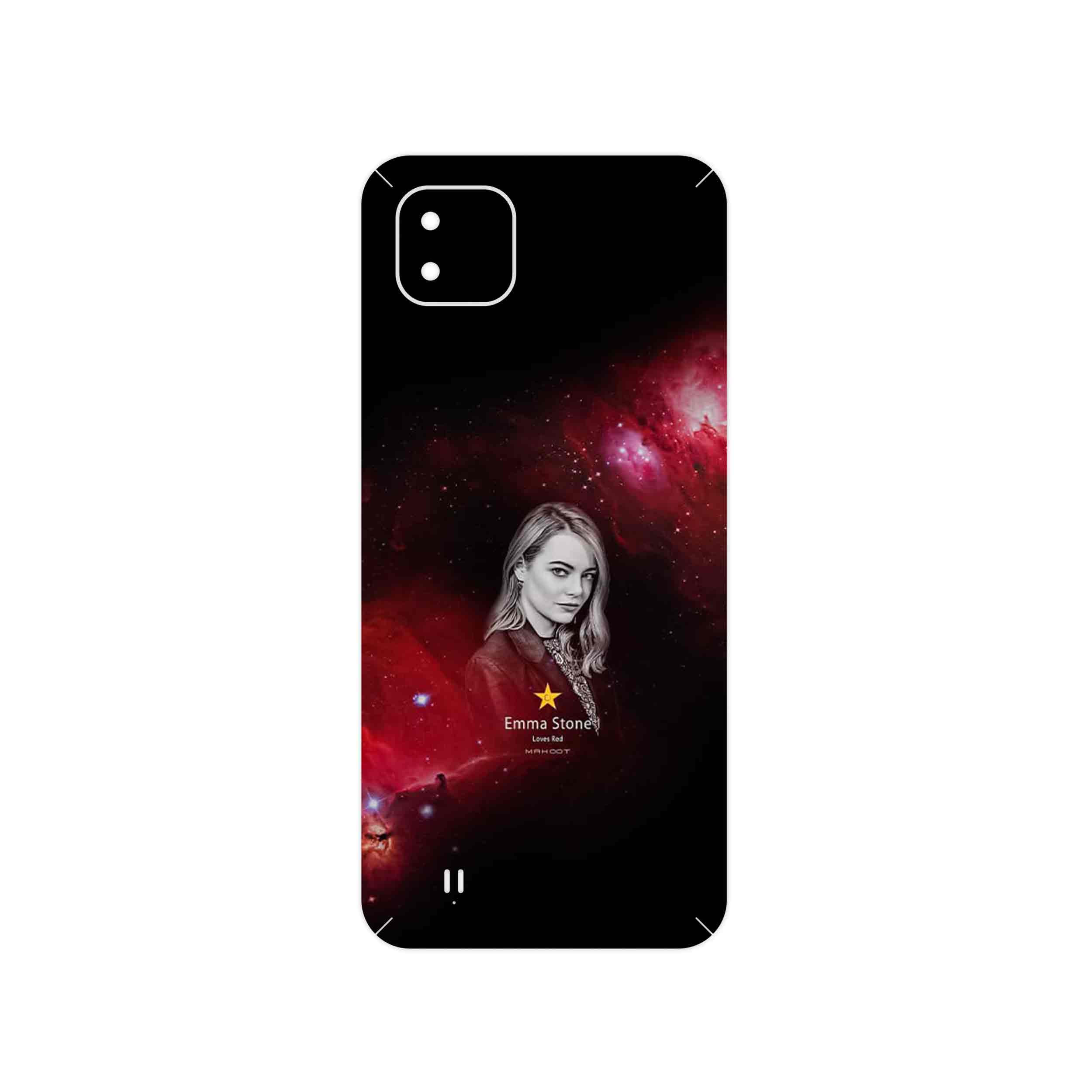 برچسب پوششی ماهوت مدل Emma Stone مناسب برای گوشی موبایل ریلمی C11 2021