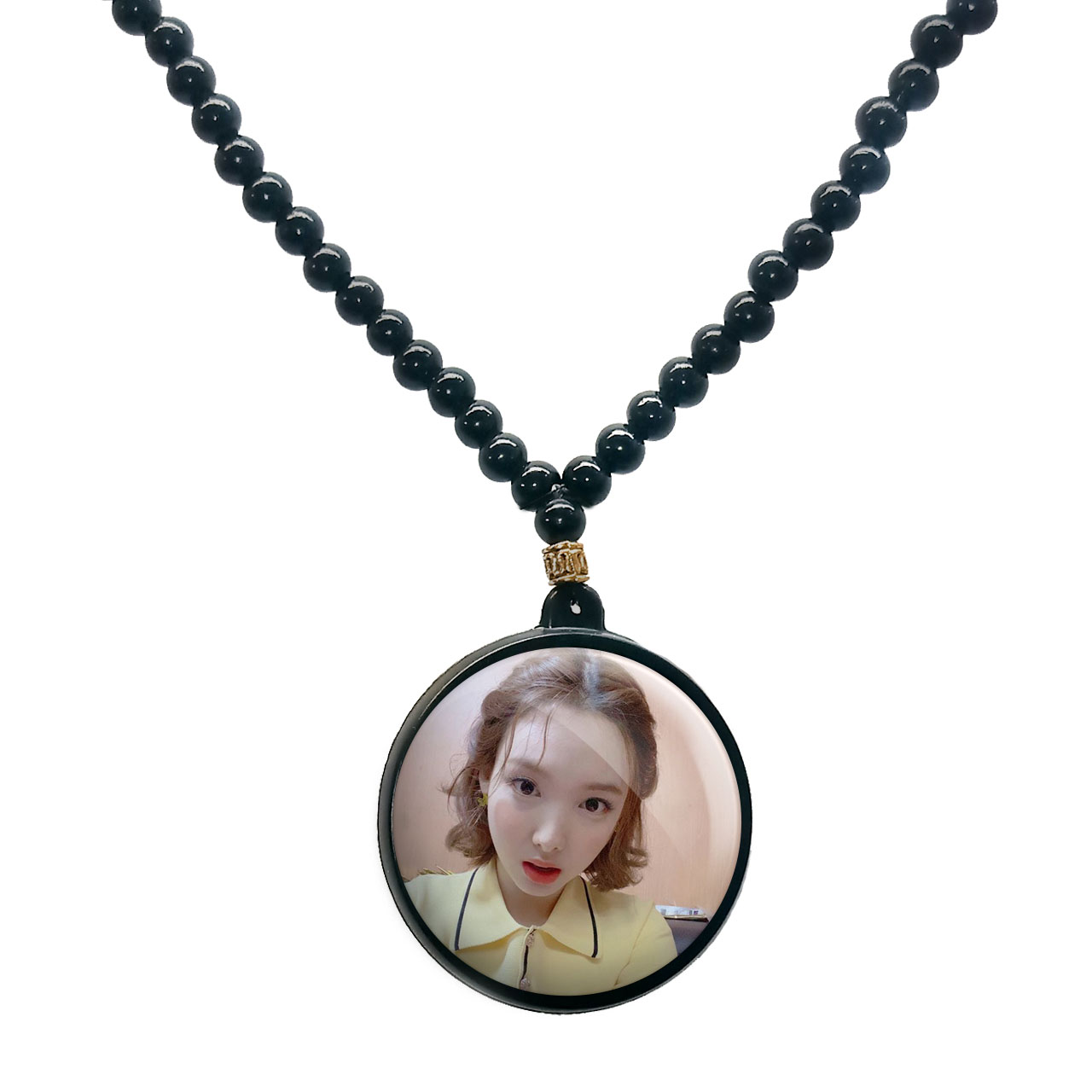 گردنبند پرمانه طرح تو ایس کد pmd.19617 مدل دو طرفه