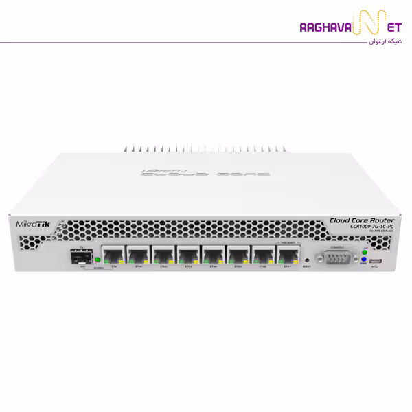 MikroTik CCR1009-7G-1C-PC | شبکه ارغوان 021-41902