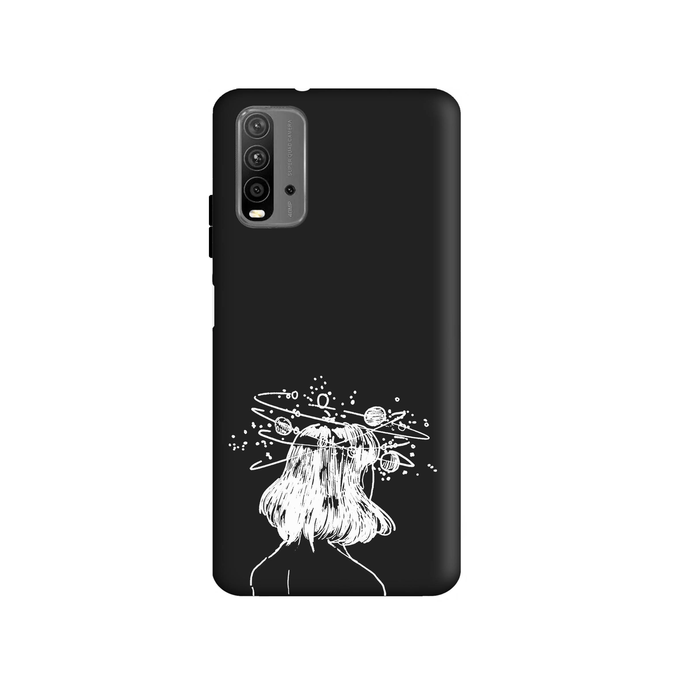 کاور طرح مینیمال دخترانه کد 645 مناسب برای گوشی موبایل شیائومی Redmi 9T