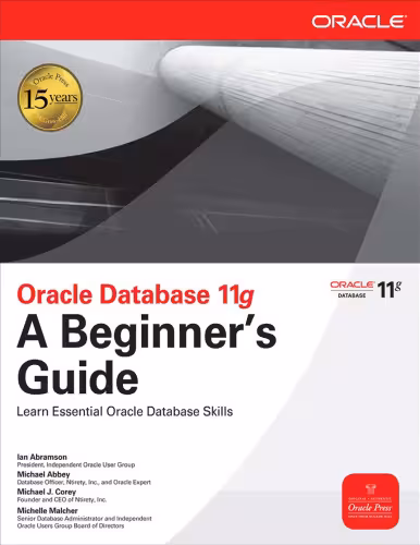 خرید و دانلود نسخه کامل کتاب Oracle Database 11g, A Beginner's Guide