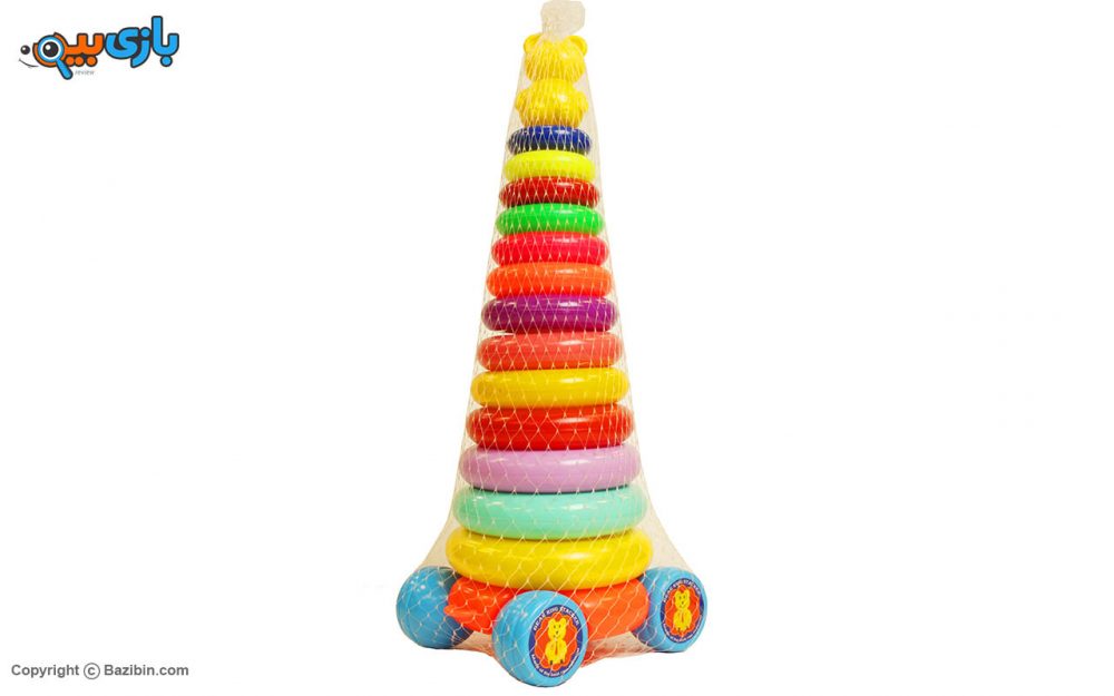 لعبه حلقه ذکاء الدب الکبیر ذات العجلات من لبخند