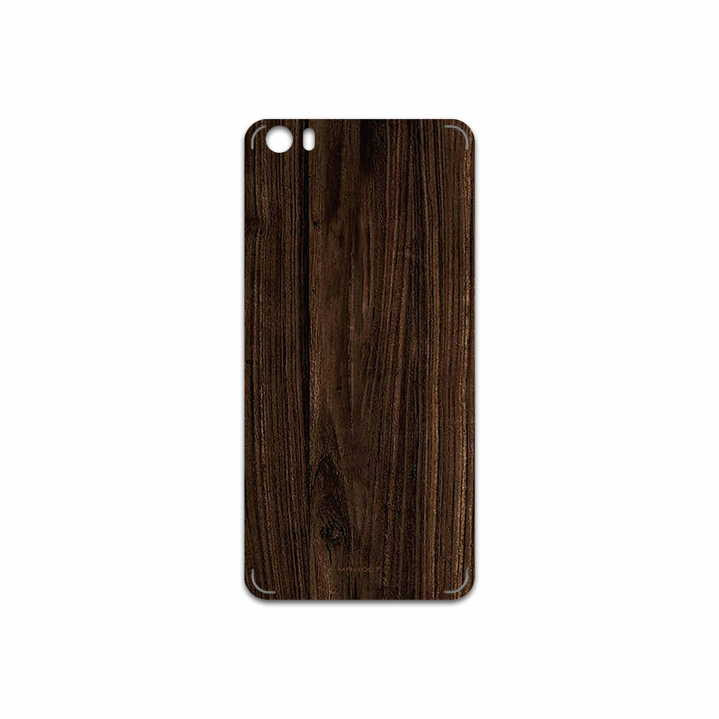 برچسب پوششی ماهوت مدل Dark Walnut Wood مناسب برای گوشی موبایل شیائومی Mi 5