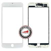 گلس تعمیراتی آیفون با فریم سفید GLASS   OCA   FREAM IPHONE 7G PLUS