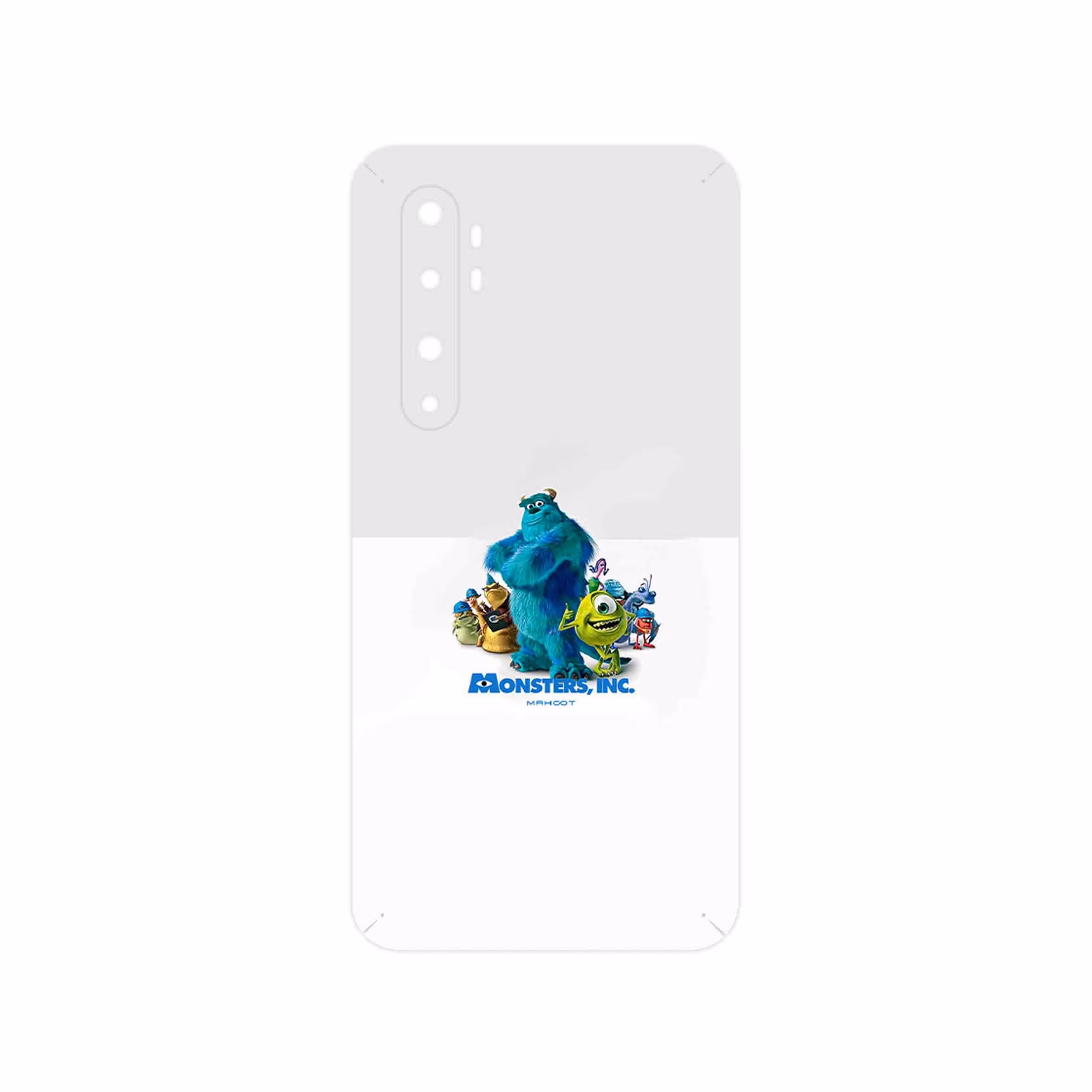 برچسب پوششی ماهوت مدل Monsters Inc مناسب برای گوشی موبایل شیائومی Mi Note 10 Lite