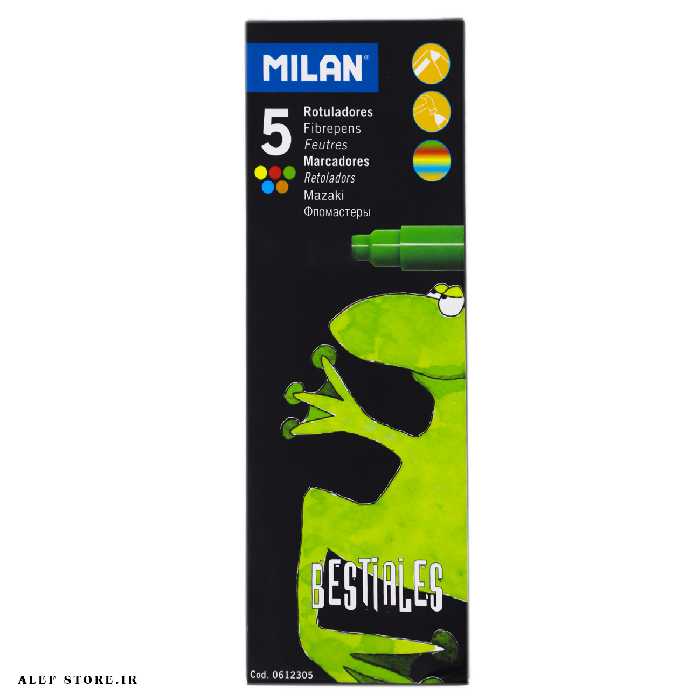 ماژیک رنگ آمیزی 5 رنگ میلان