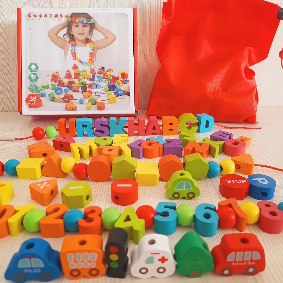 نخ و مهره ترافیک چوبی 