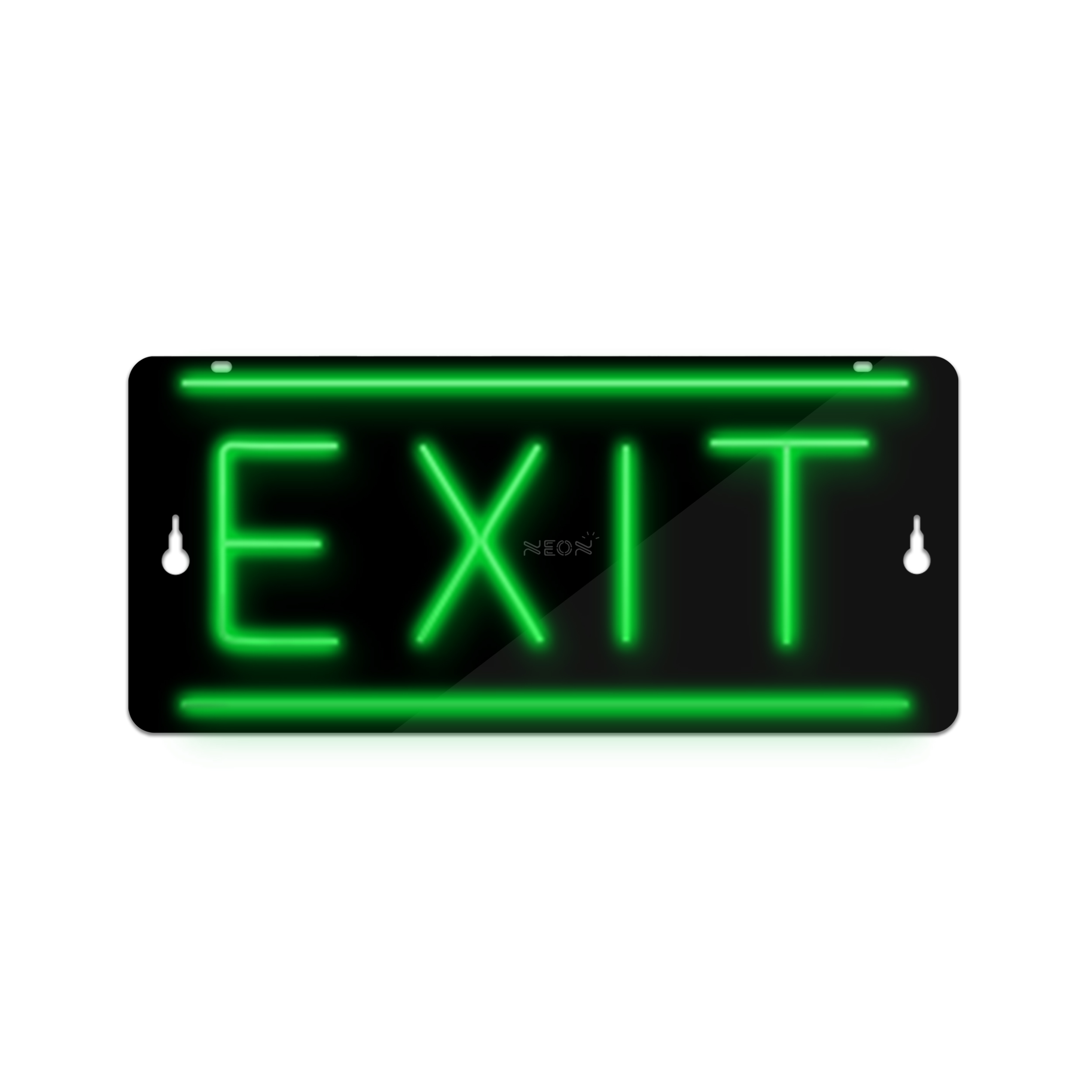چراغ دیواری نئون دیزاین طرح Exit-BL_GR