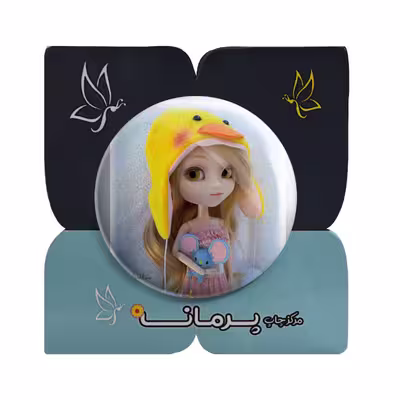پیکسل پرمانه طرح عروسک دختر کد pm.2432