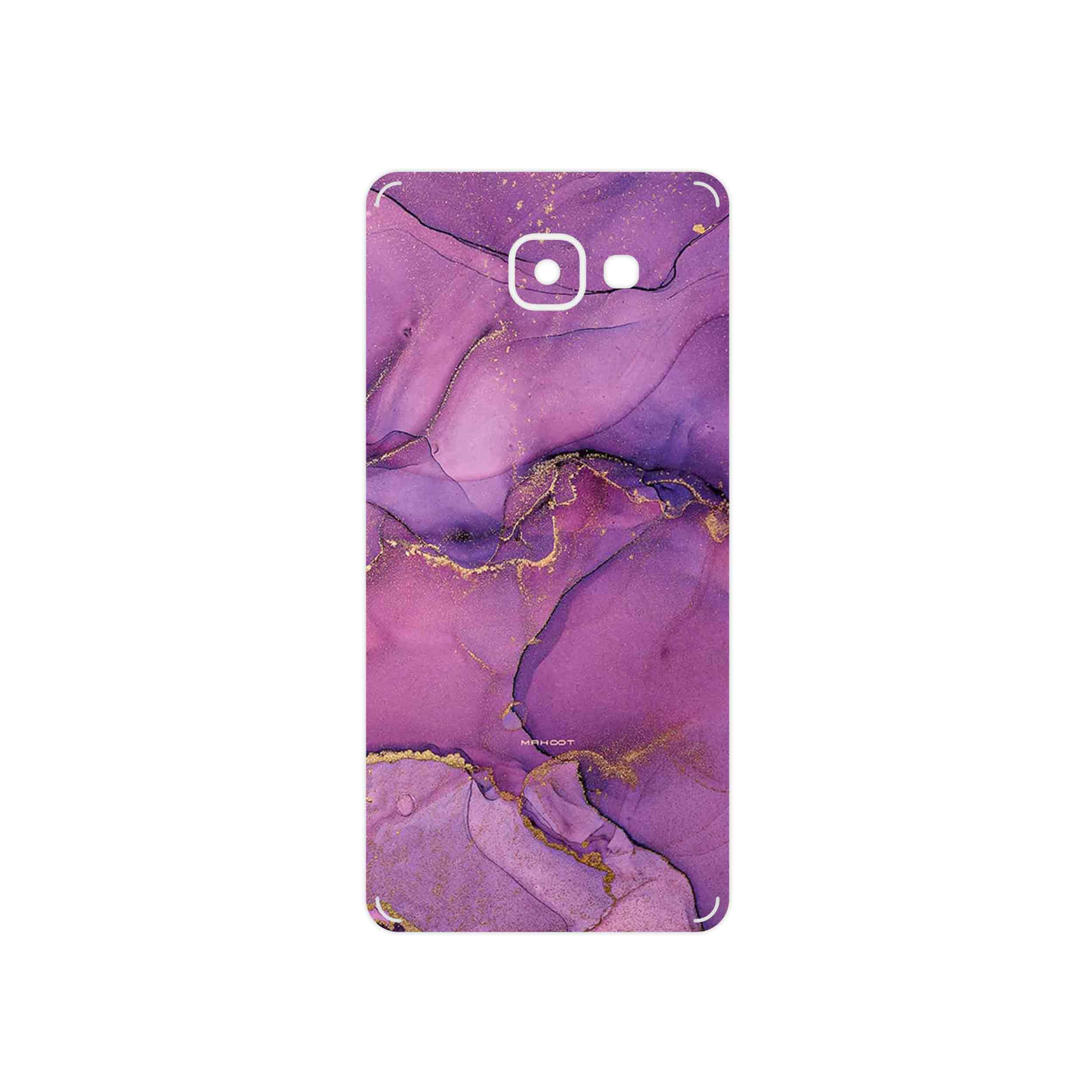 برچسب پوششی ماهوت مدل Purple Marble مناسب برای گوشی موبایل سامسونگ Galaxy A7 2016