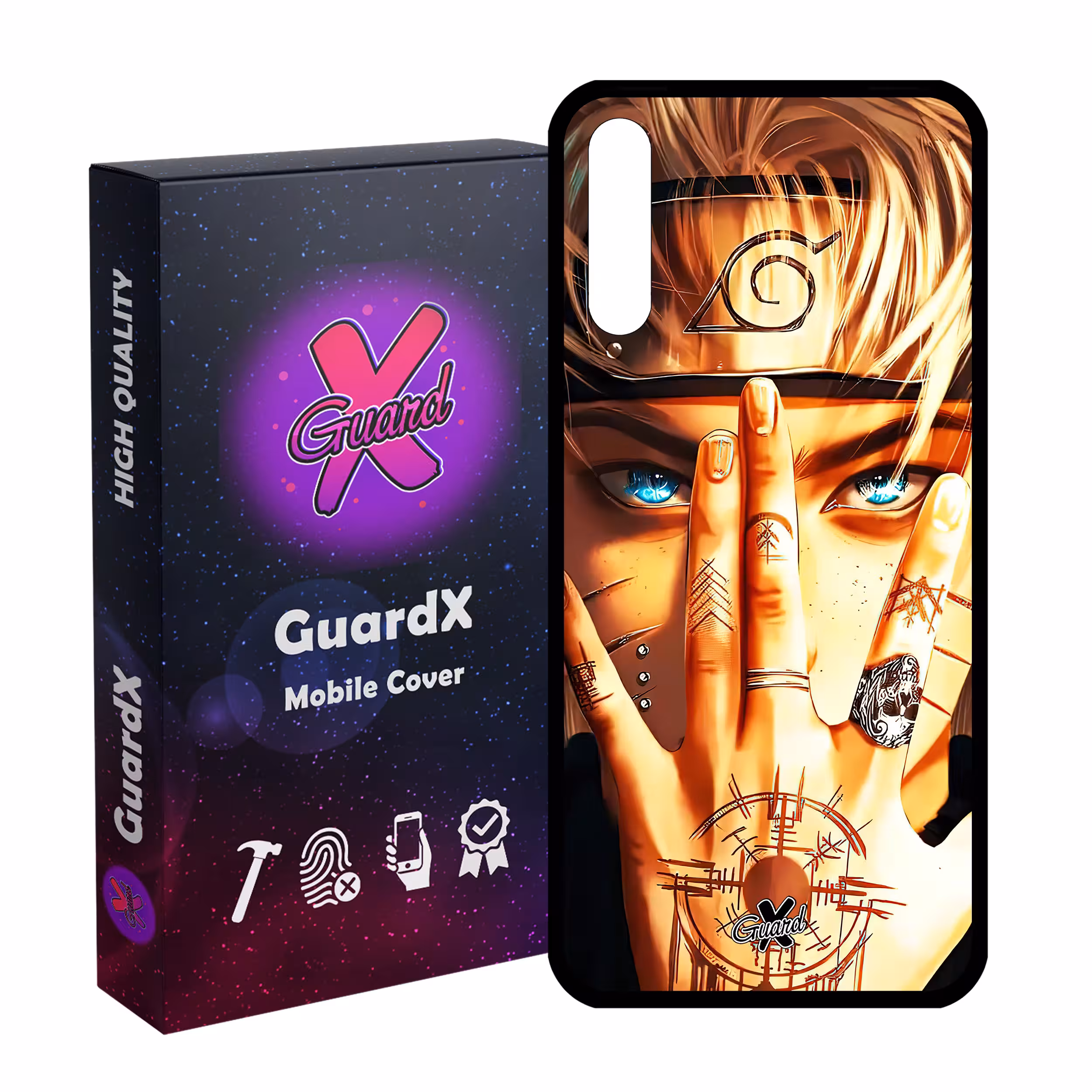 کاور گارد ایکس طرح Naruto Anime مدل Glass10452 مناسب برای گوشی موبایل سامسونگ Galaxy A30s/A50/A50s