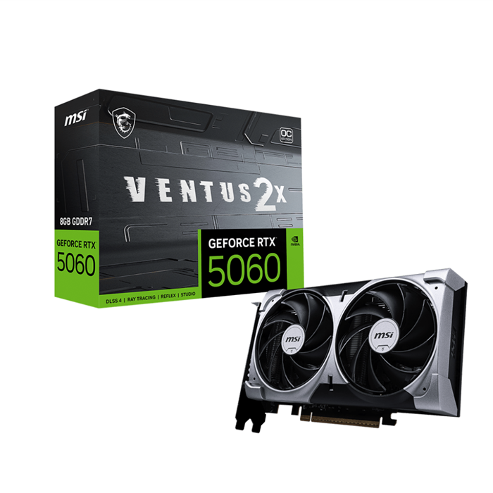 کارت گرافیک ام اس آی مدل GeForce RTX 5060 8G VENTUS 2X OC