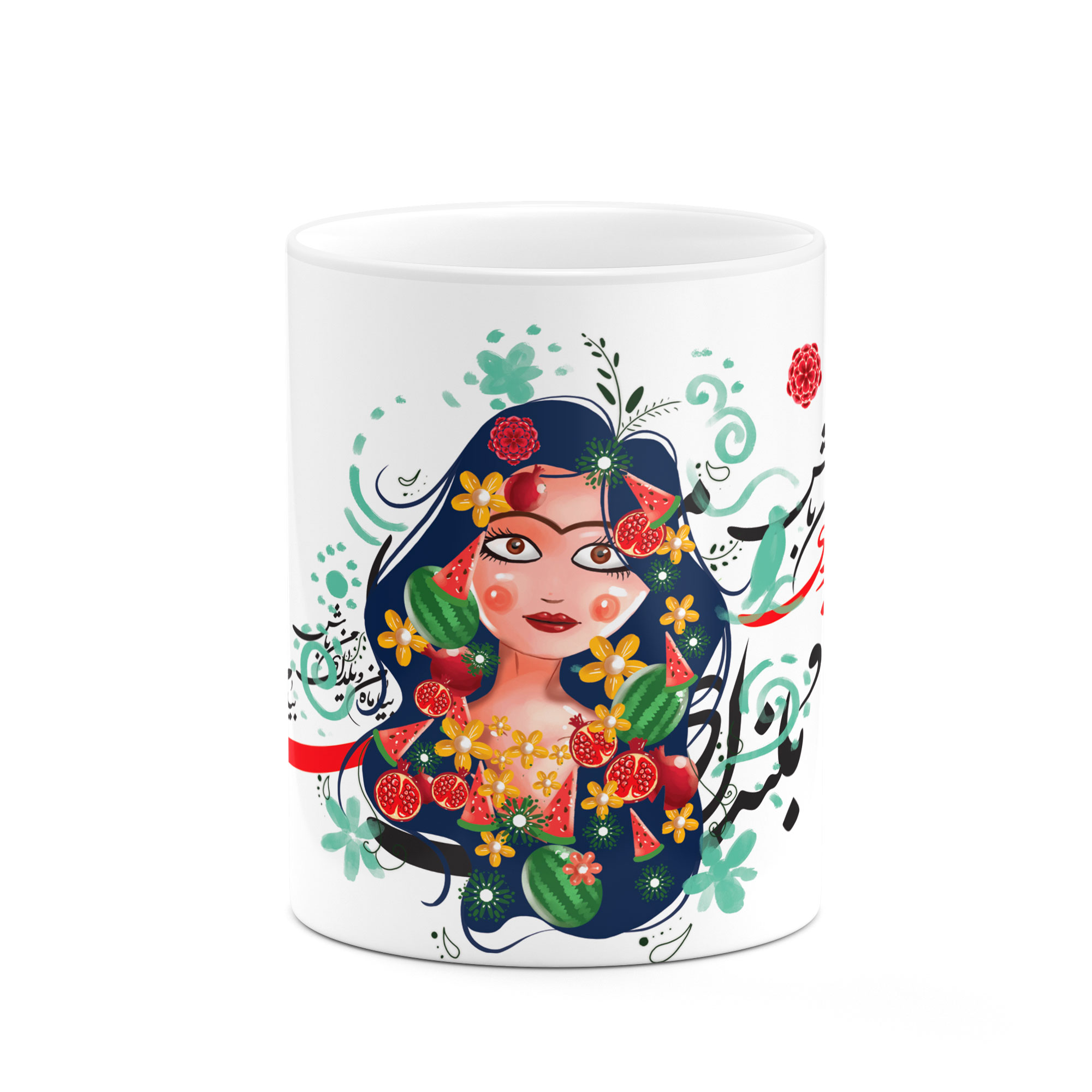 ماگ طرح یلدا مدل mug00008