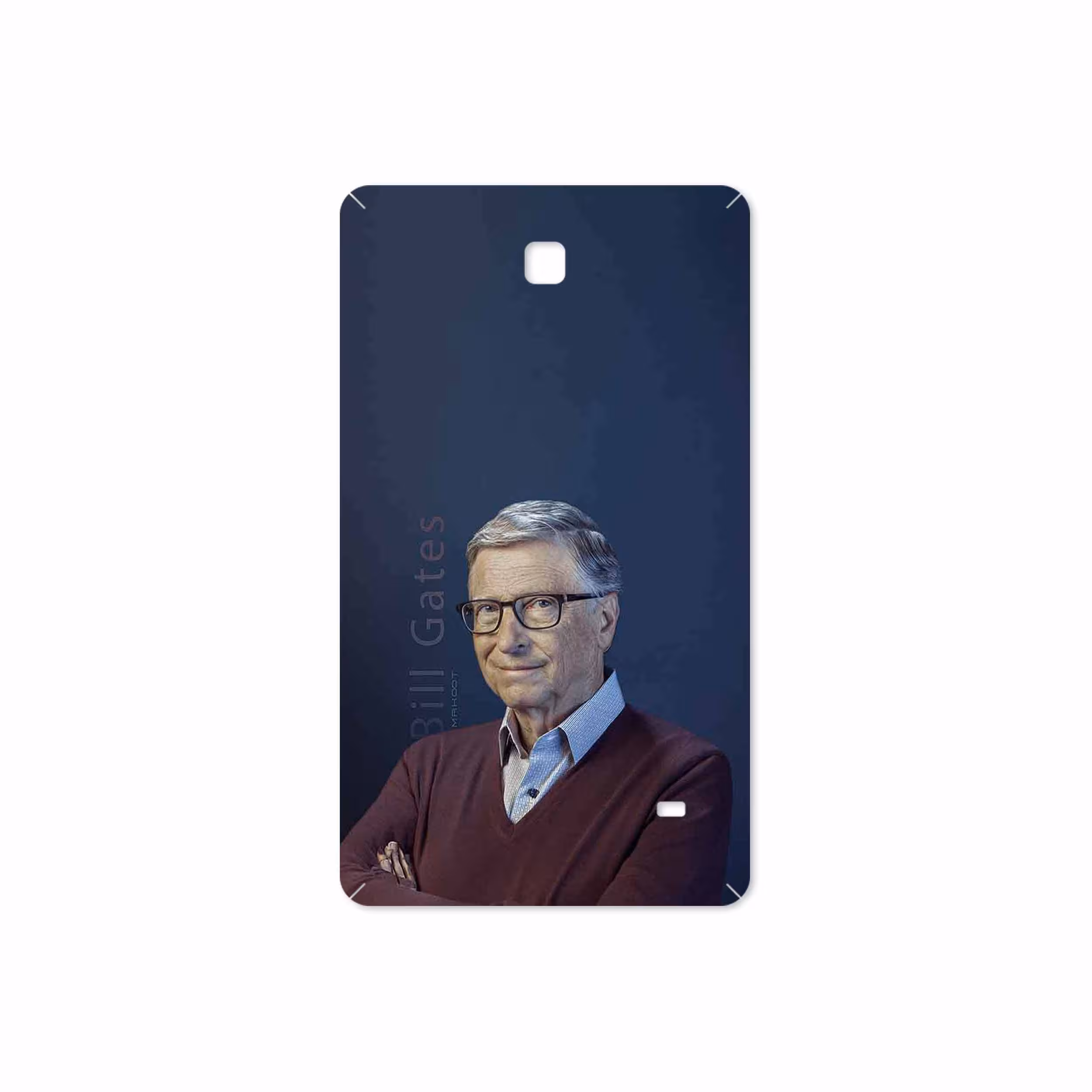 برچسب پوششی ماهوت مدل Bill Gates مناسب برای تبلت سامسونگ Galaxy Tab 4 7.0 2014 T231