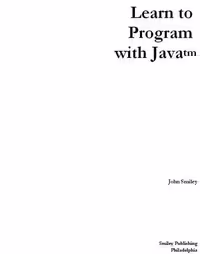 خرید و دانلود نسخه کامل کتاب Learn to program with Java