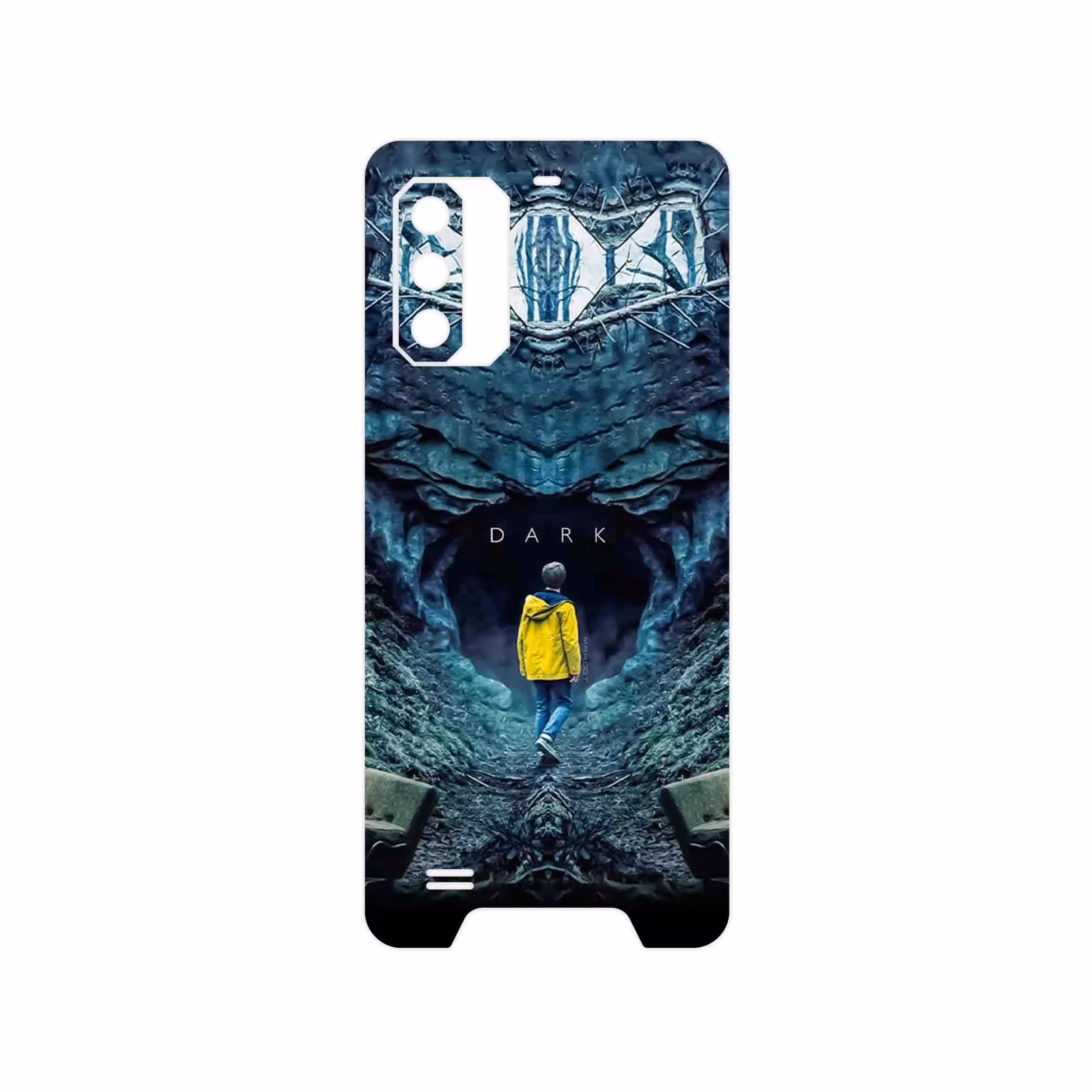 برچسب پوششی ماهوت مدل Dark مناسب برای گوشی موبایل یولفون Armor 7