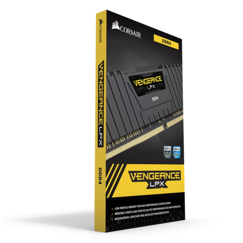رم 64 گیگ مدل CORSAIR VENGEANCE LPX 64GB (2×32) 3200MHZ DDR4 (آکبند)