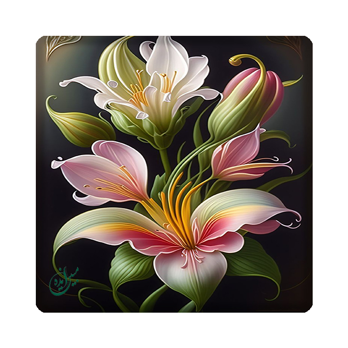 کاشی مبین ایده مدل گل kh10 کد 1395