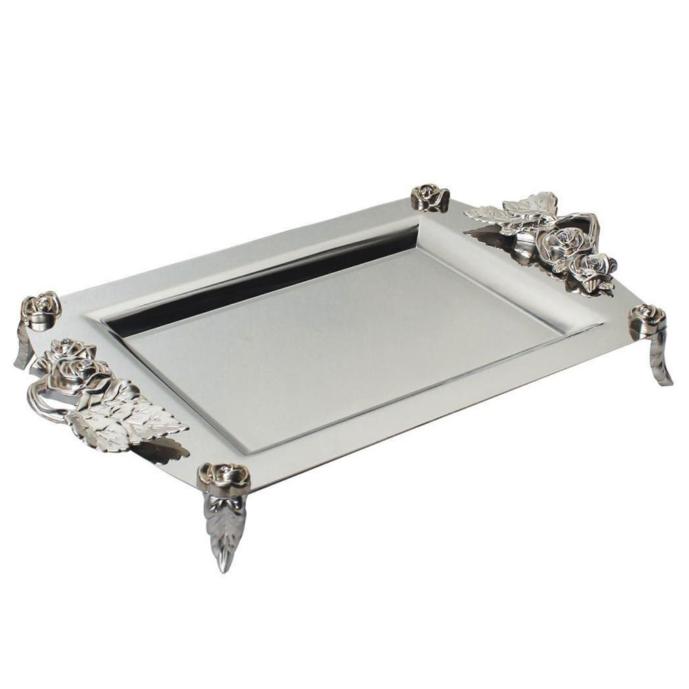 سینی نگار مستطیل مدل رز