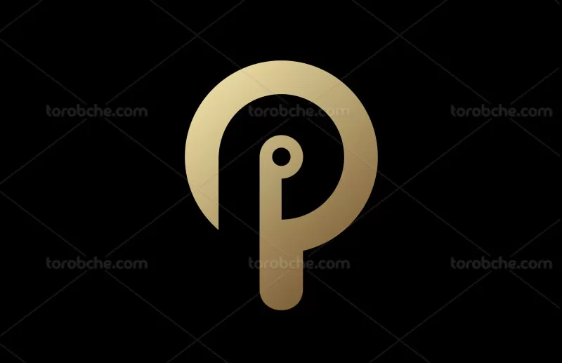 وکتور لوگوی حرف P | گرافیک با طعم تربچه