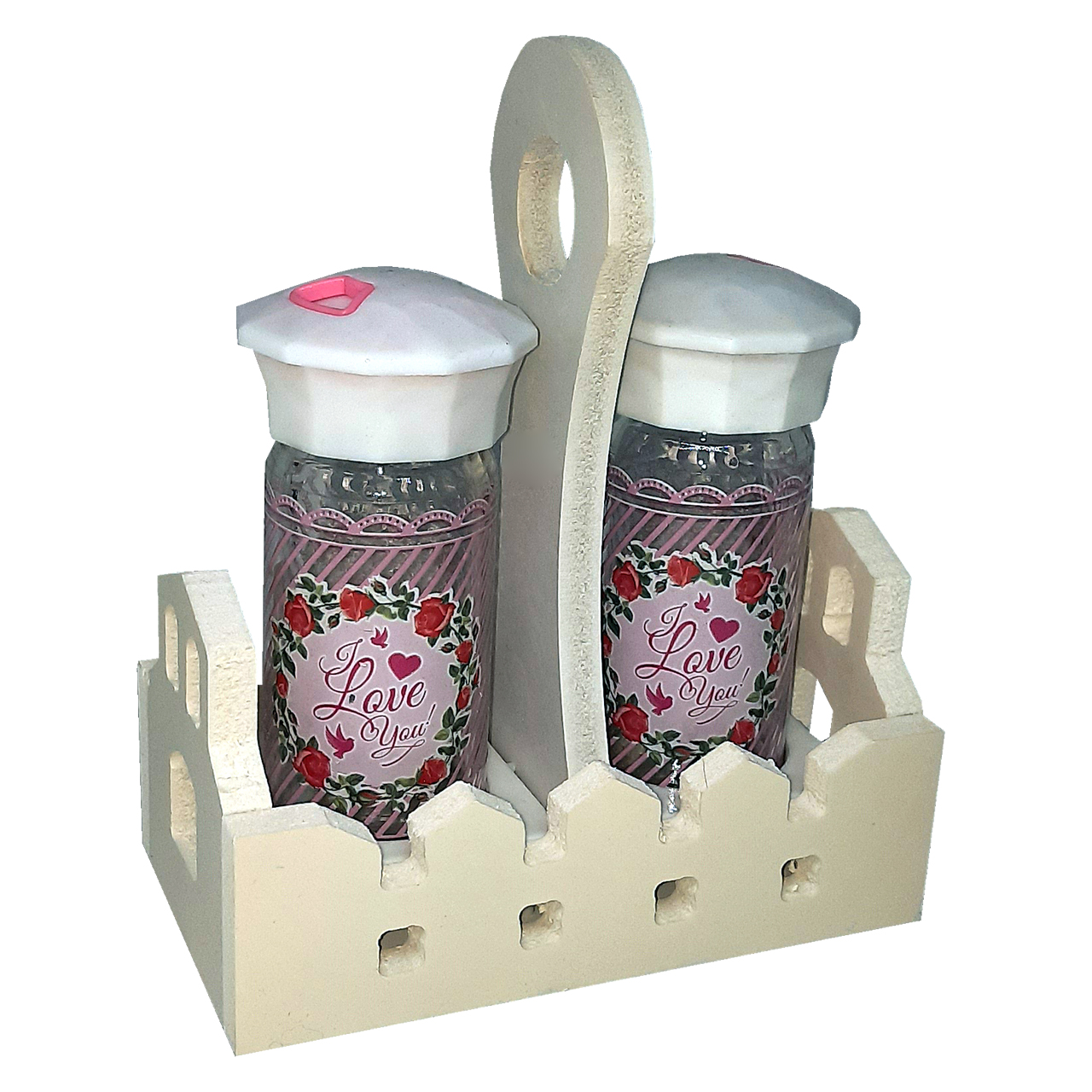  ست جای ادویه 2 پارچه کد WLP-1006