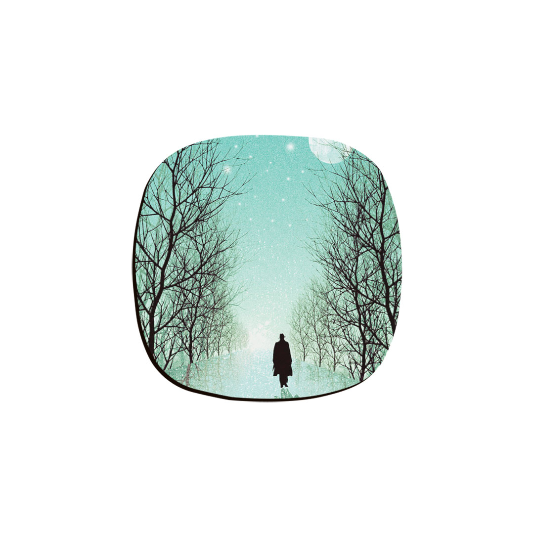 زیر لیوانی ترمه طراحان ایده مدل مردی در مه کد cfp064