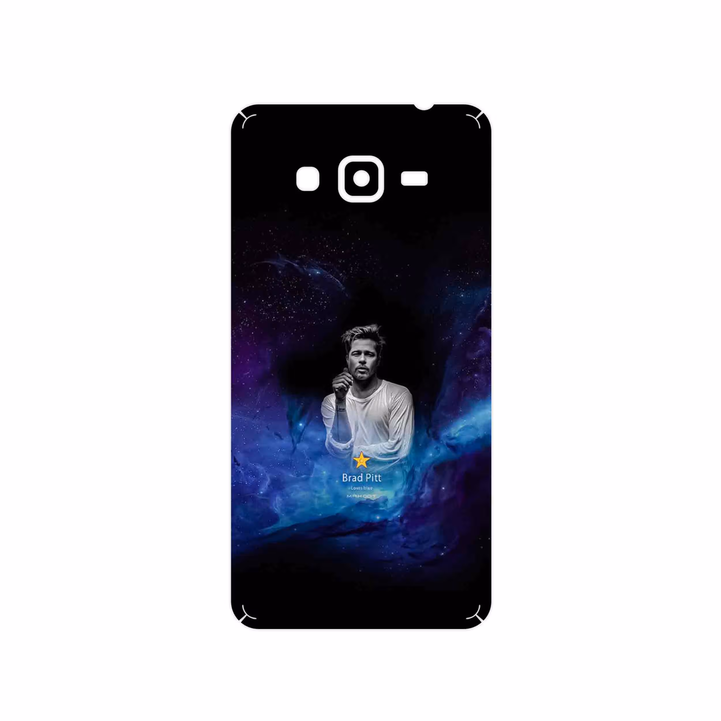 برچسب پوششی ماهوت مدل Brad Pitt مناسب برای گوشی موبایل سامسونگ Galaxy Grand Prime