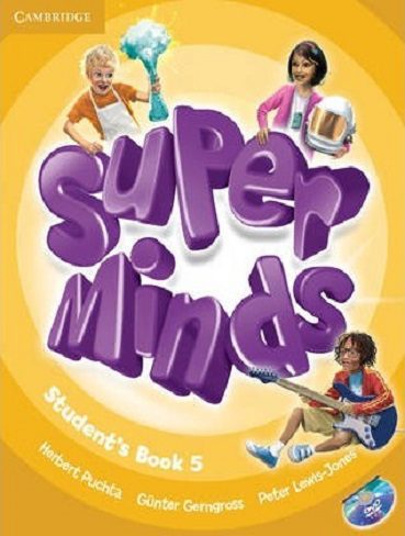 Super Minds 5 SB WB CD S کتاب سوپر مایندز 5 (کتاب دانش آموز کتاب کار CD)