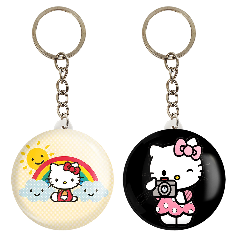 جاکلیدی خندالو مدل هلو کیتی کد 25002490 مجموعه 2 عددی