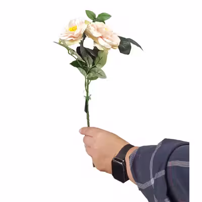 گل مصنوعی مدل گل محمدی کد 2