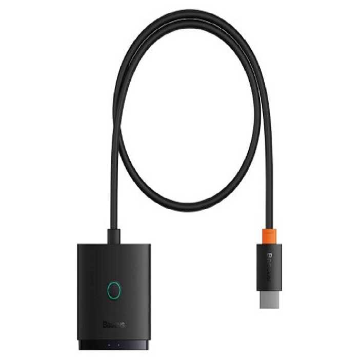 مبدل دو طرفه اچ دی ام آی با کابل یک متری بیسوس Baseus AirJoy Series 2-in-1 Bidirectional HDMI Switch B01331105111-01
