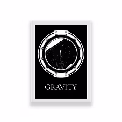 تابلو طرح فیلم gravity