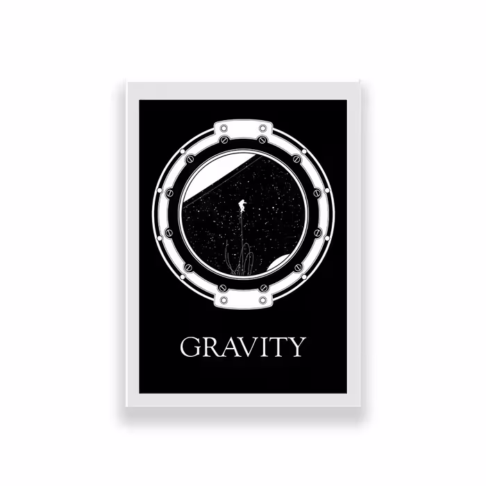تابلو طرح فیلم gravity